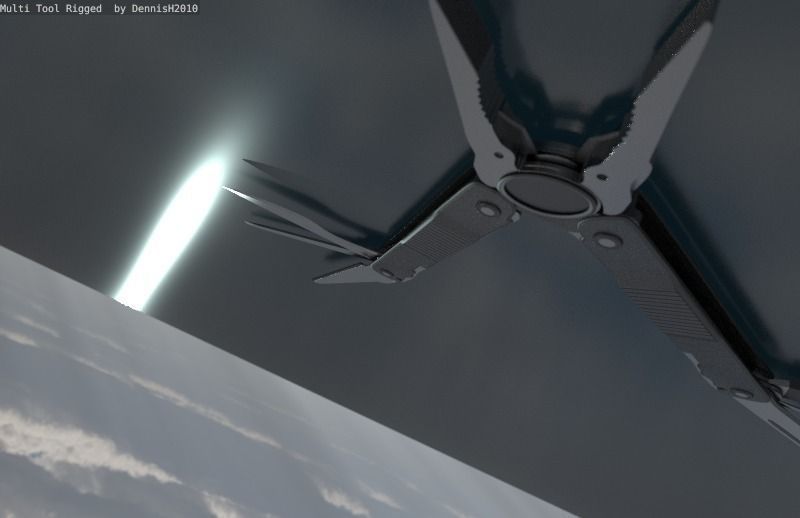 Multi Tool Rigged Free 3D model_76