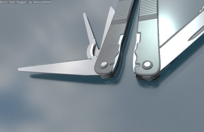 Multi Tool Rigged Free 3D model_50