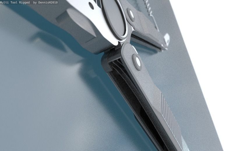 Multi Tool Rigged Free 3D model_43
