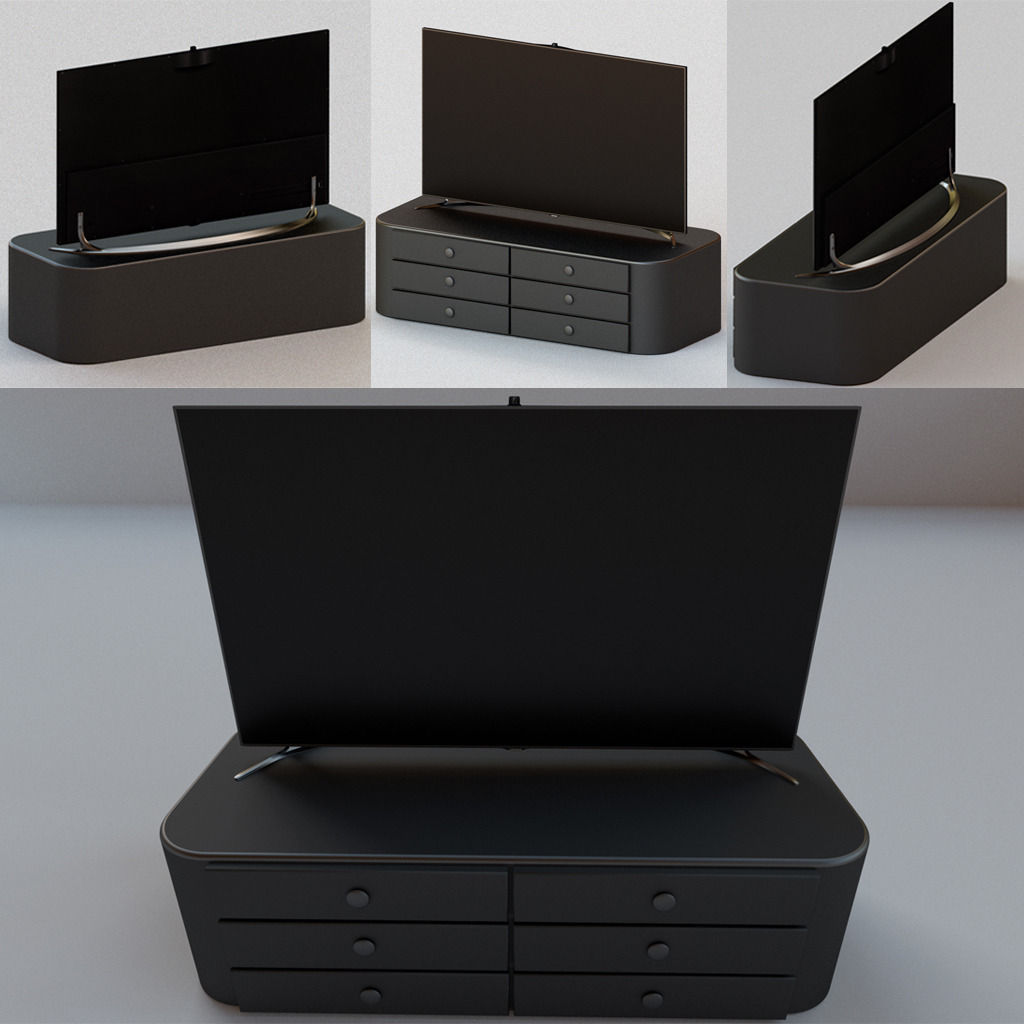 LED Flatscreen Free 3D model_1