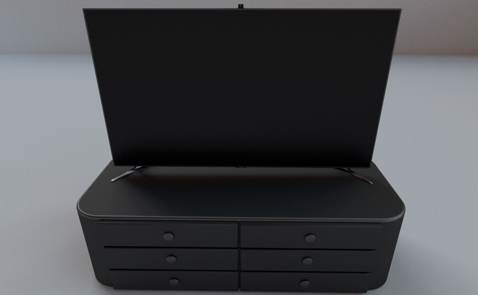 LED Flatscreen Free 3D model_5