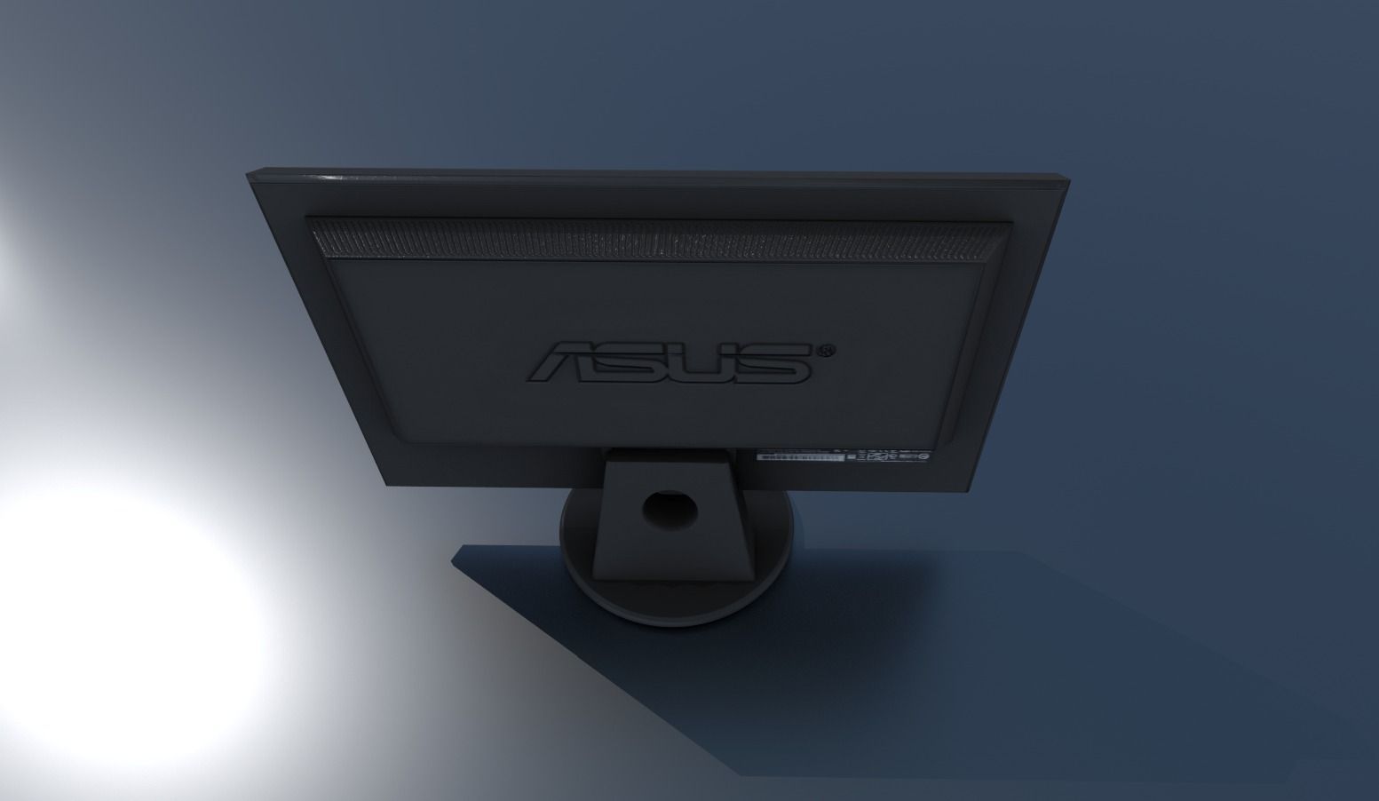 ASUS PC Monitor Free low-poly 3D model_9