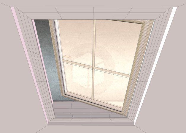 Window component Rigged and Animated Low-poly 3D model_17