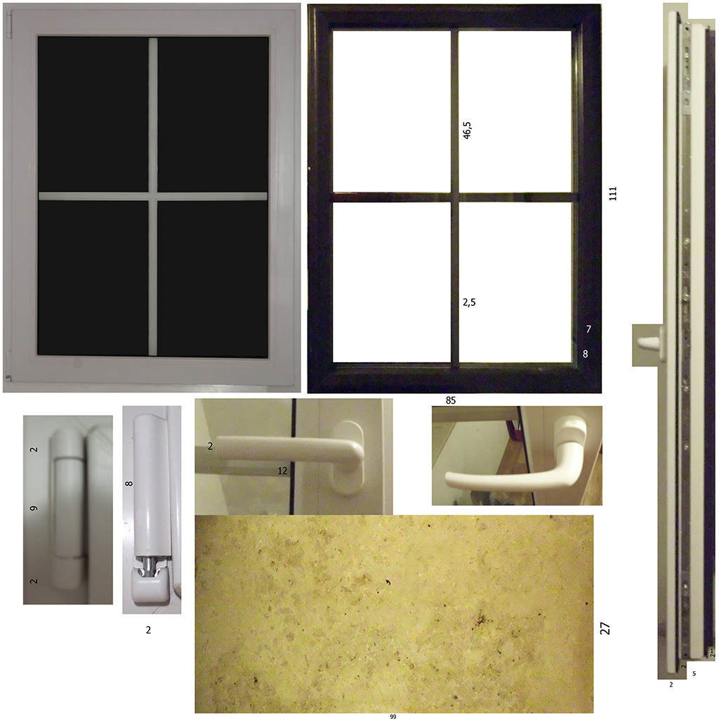 Window component Rigged and Animated Low-poly 3D model_16