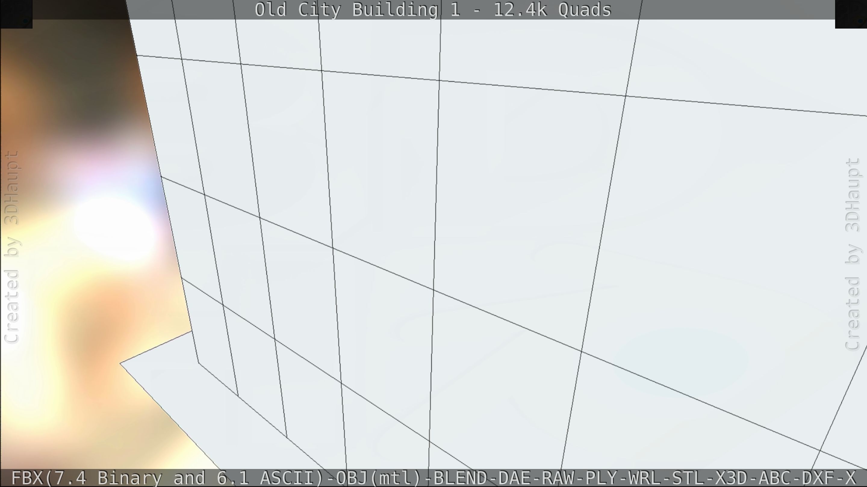 Old City Building 1 Low-poly 3D model_91