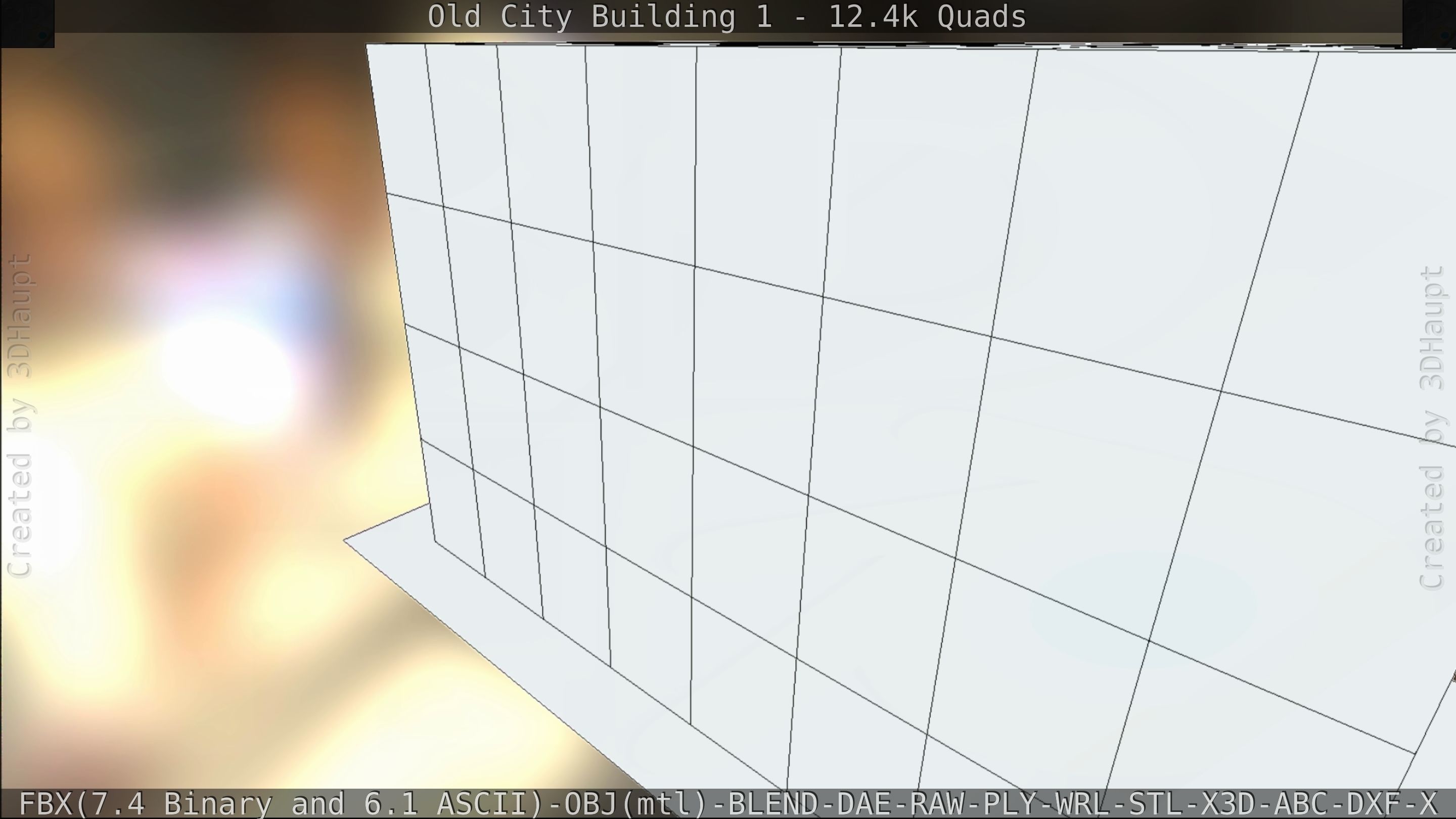 Old City Building 1 Low-poly 3D model_92