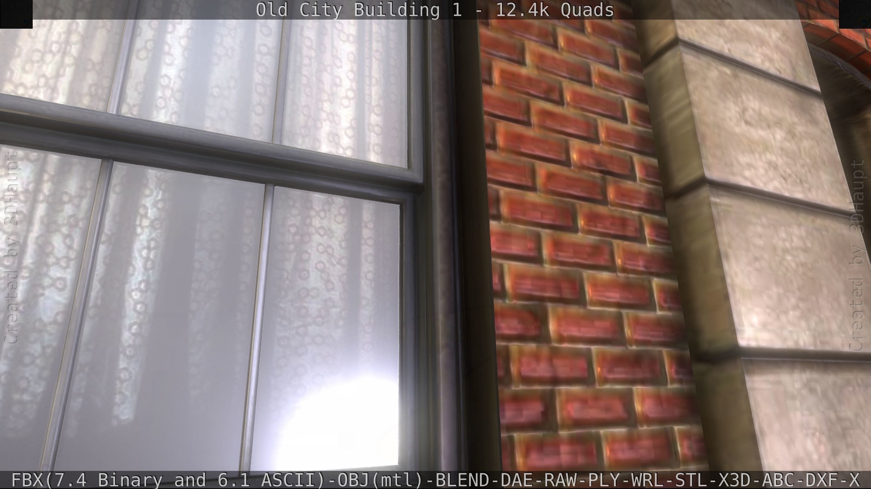 Old City Building 1 Low-poly 3D model_215