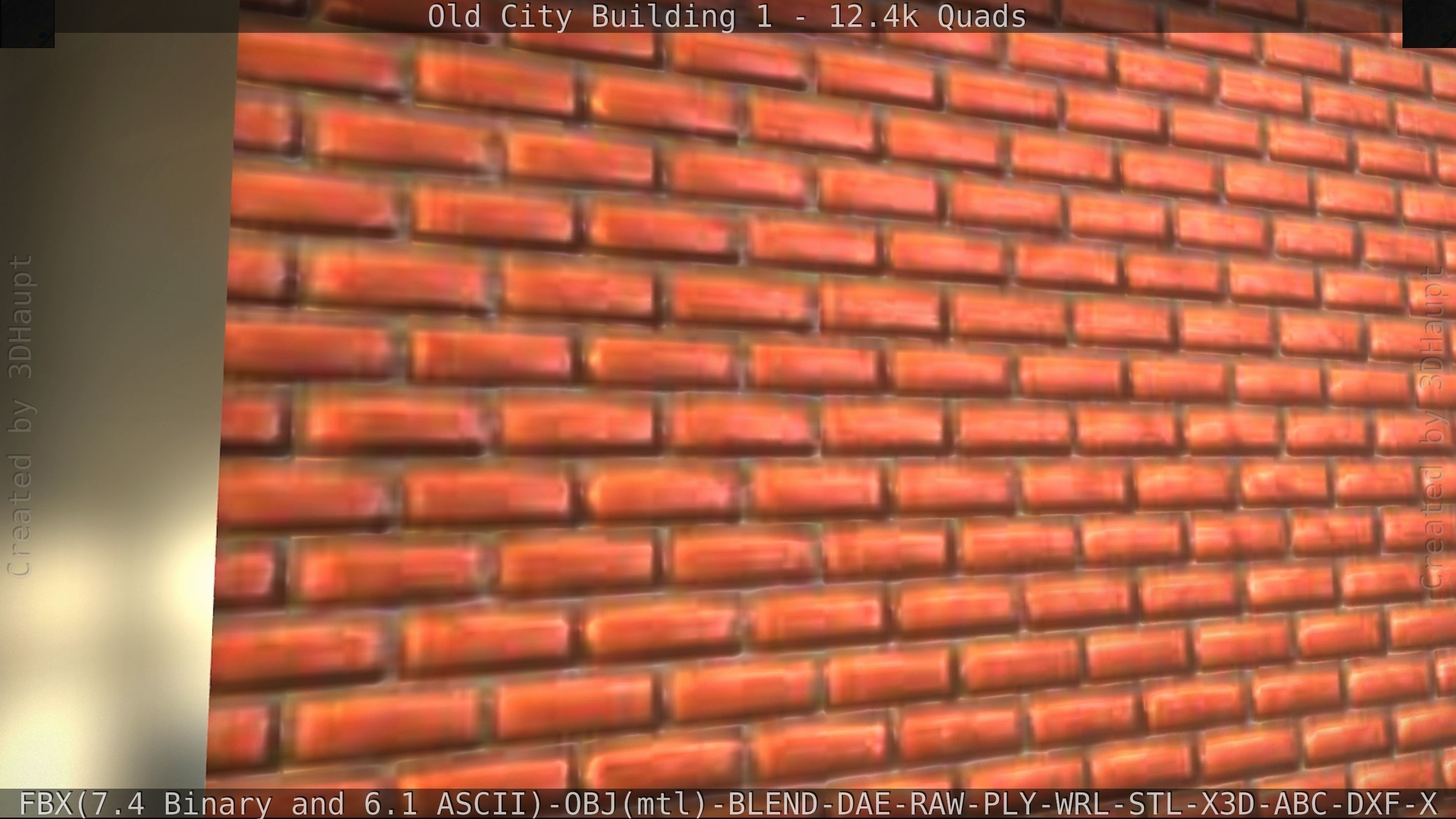 Old City Building 1 Low-poly 3D model_202