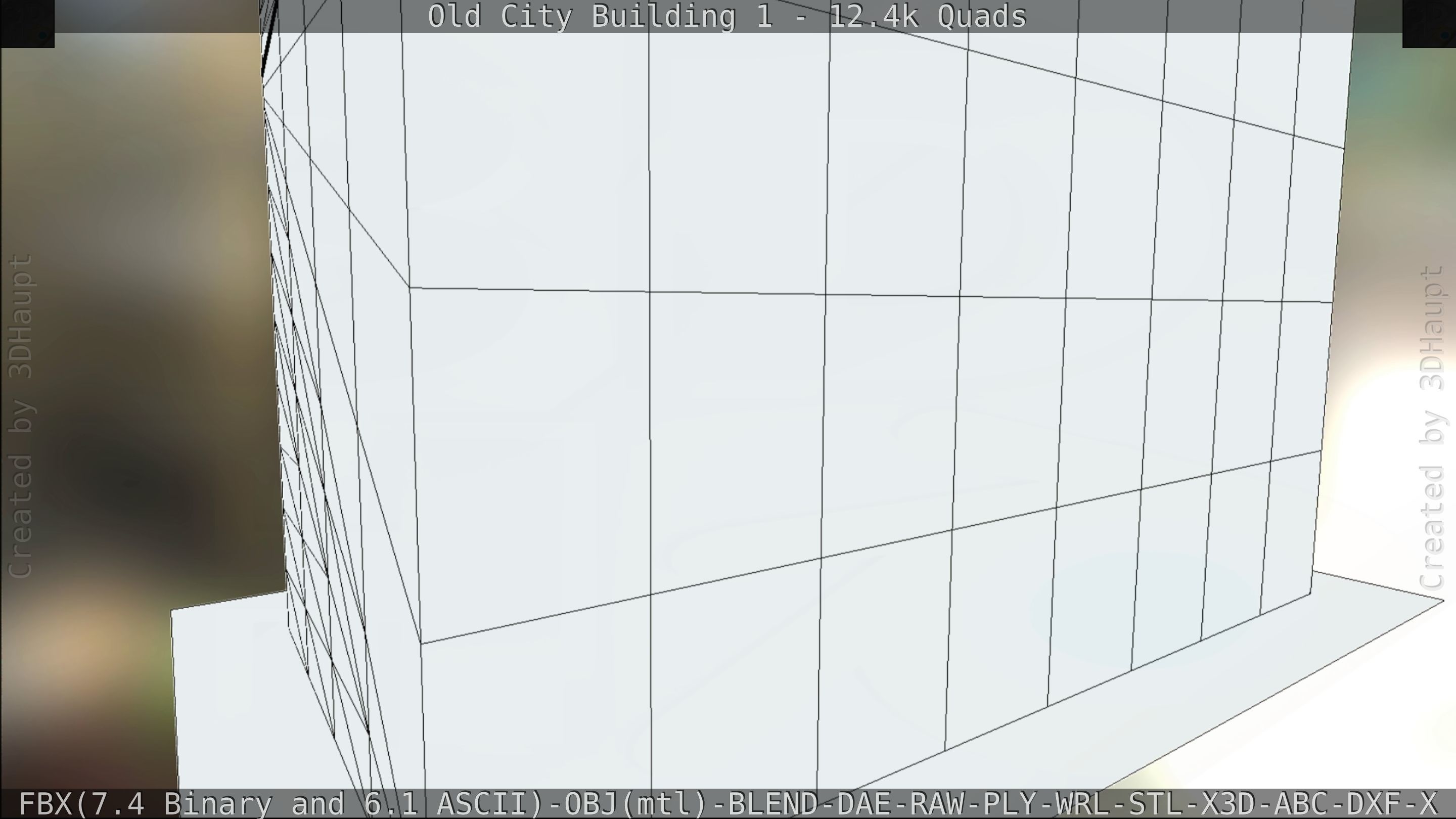 Old City Building 1 Low-poly 3D model_87