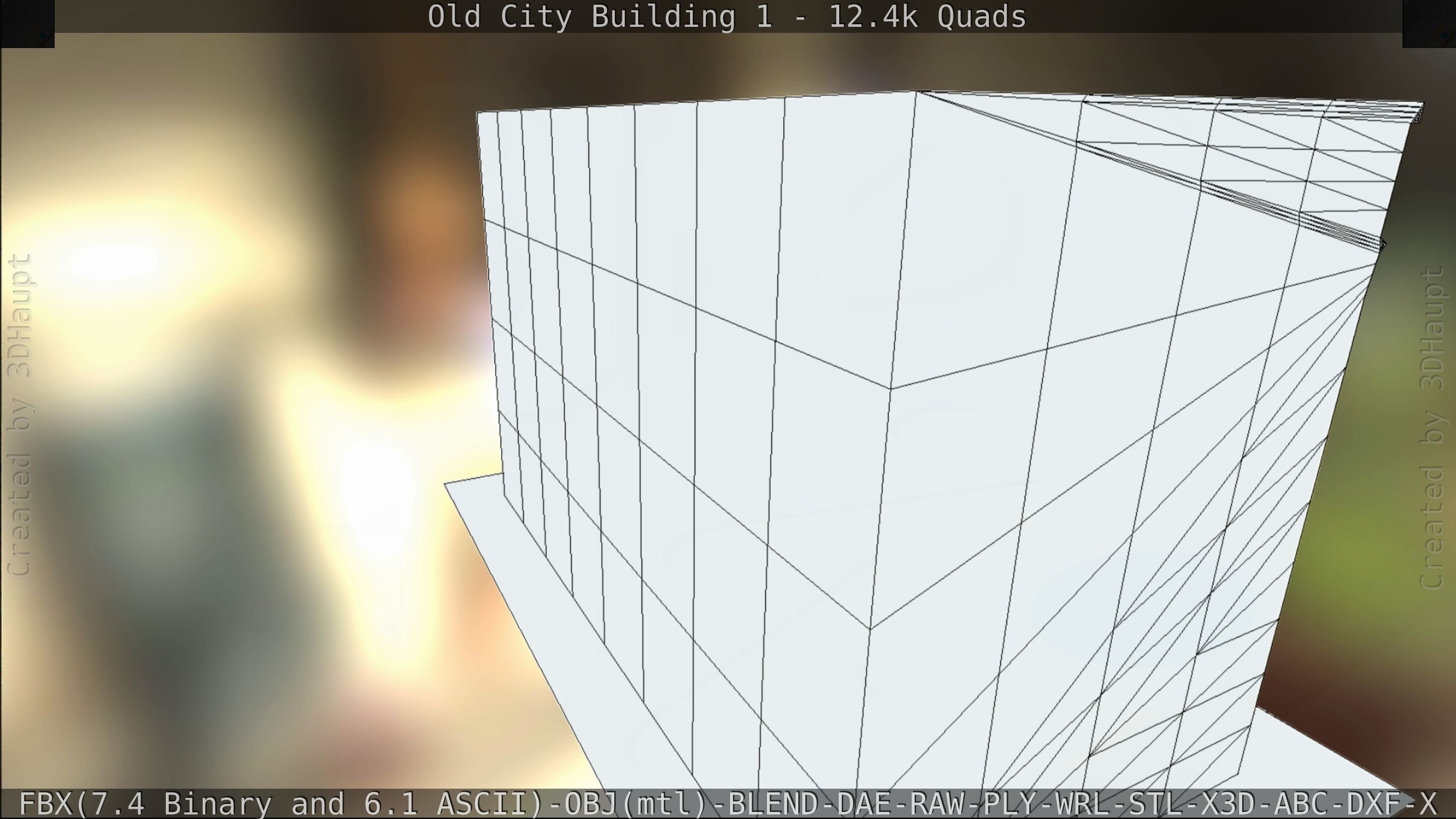 Old City Building 1 Low-poly 3D model_94