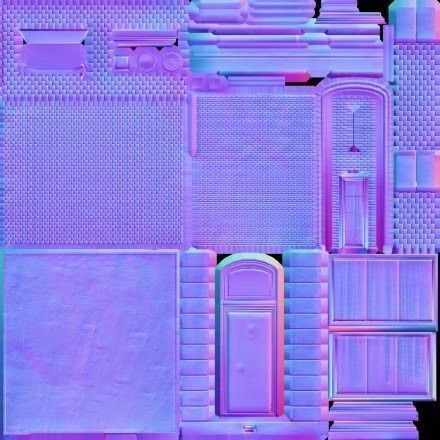 Old City Building 1 Low-poly 3D model_6