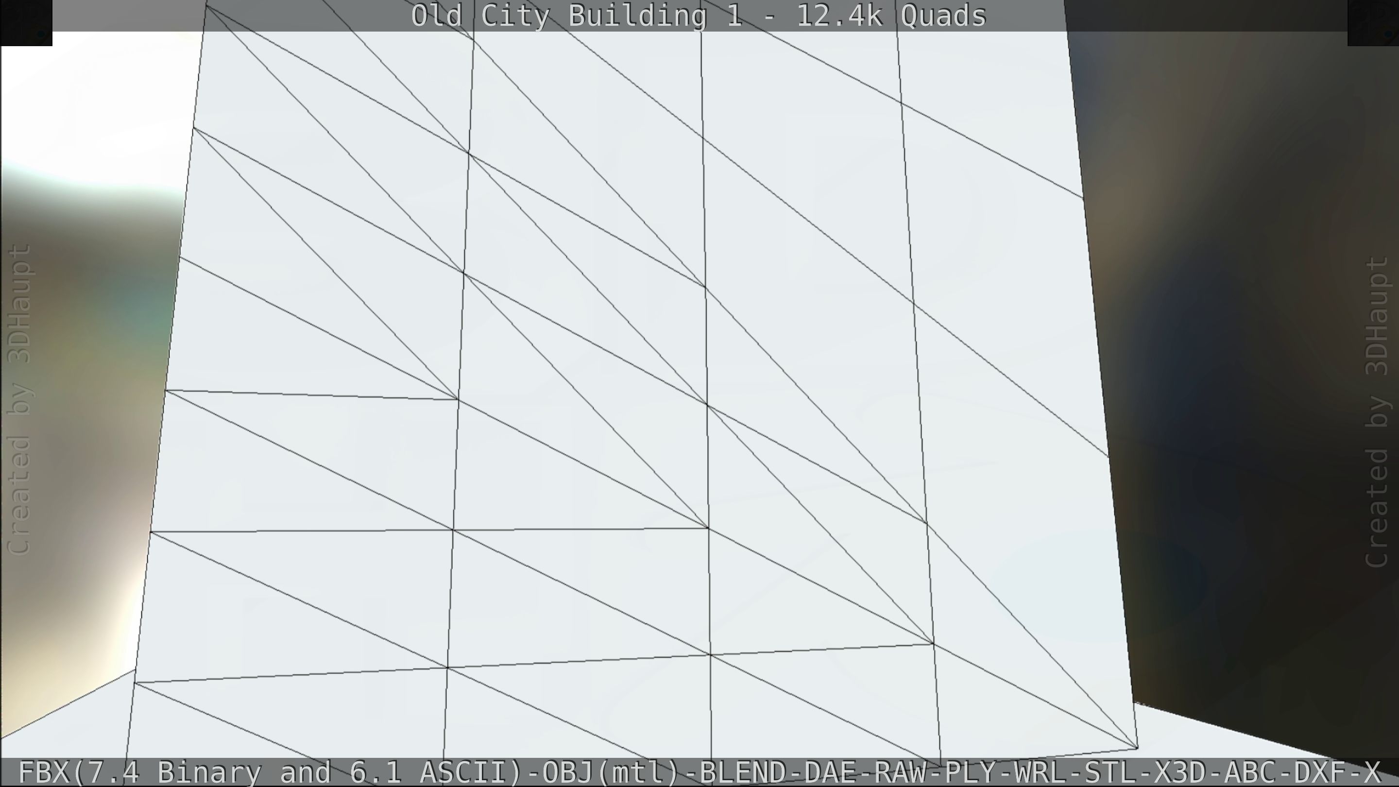 Old City Building 1 Low-poly 3D model_89