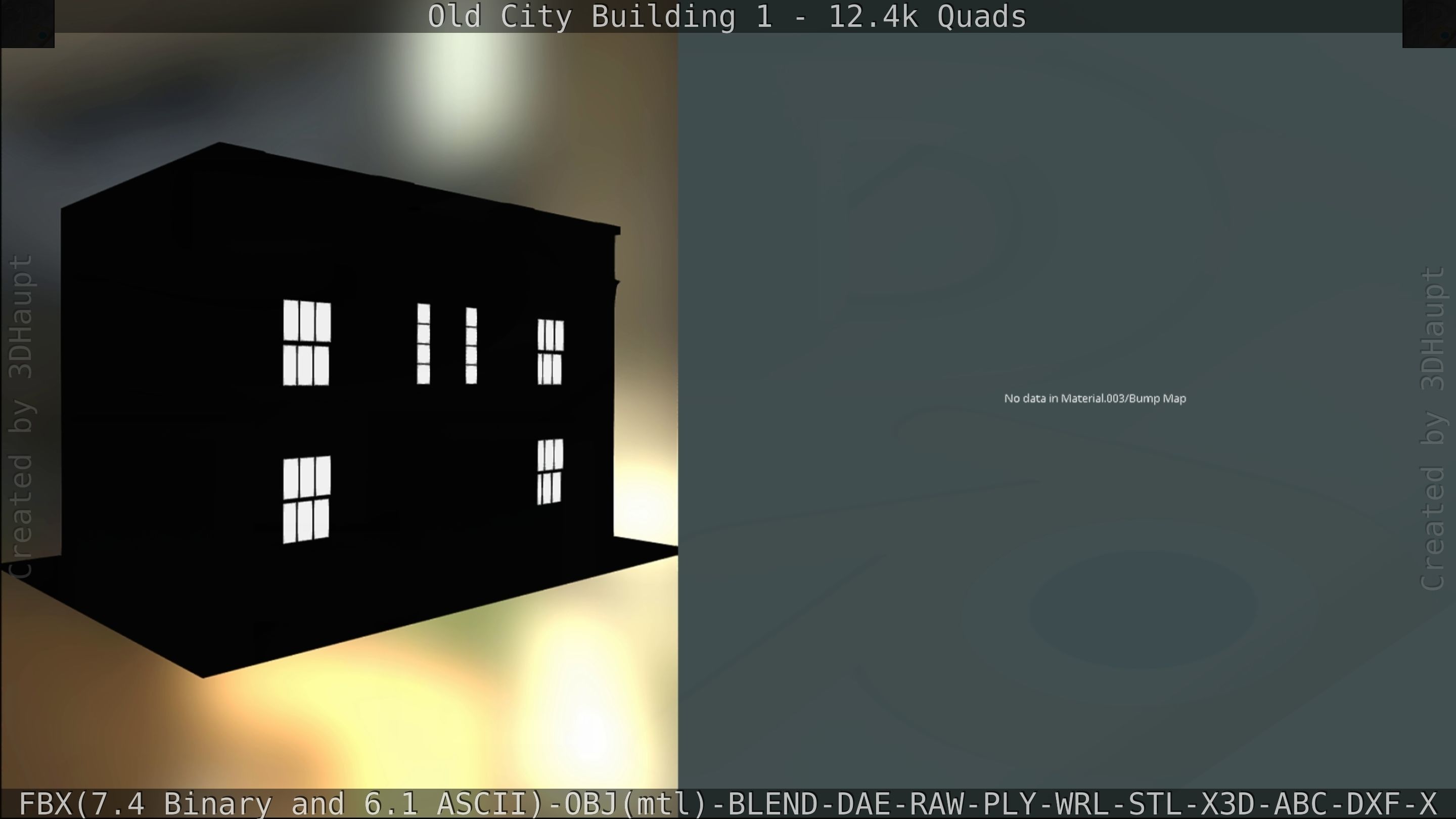 Old City Building 1 Low-poly 3D model_163
