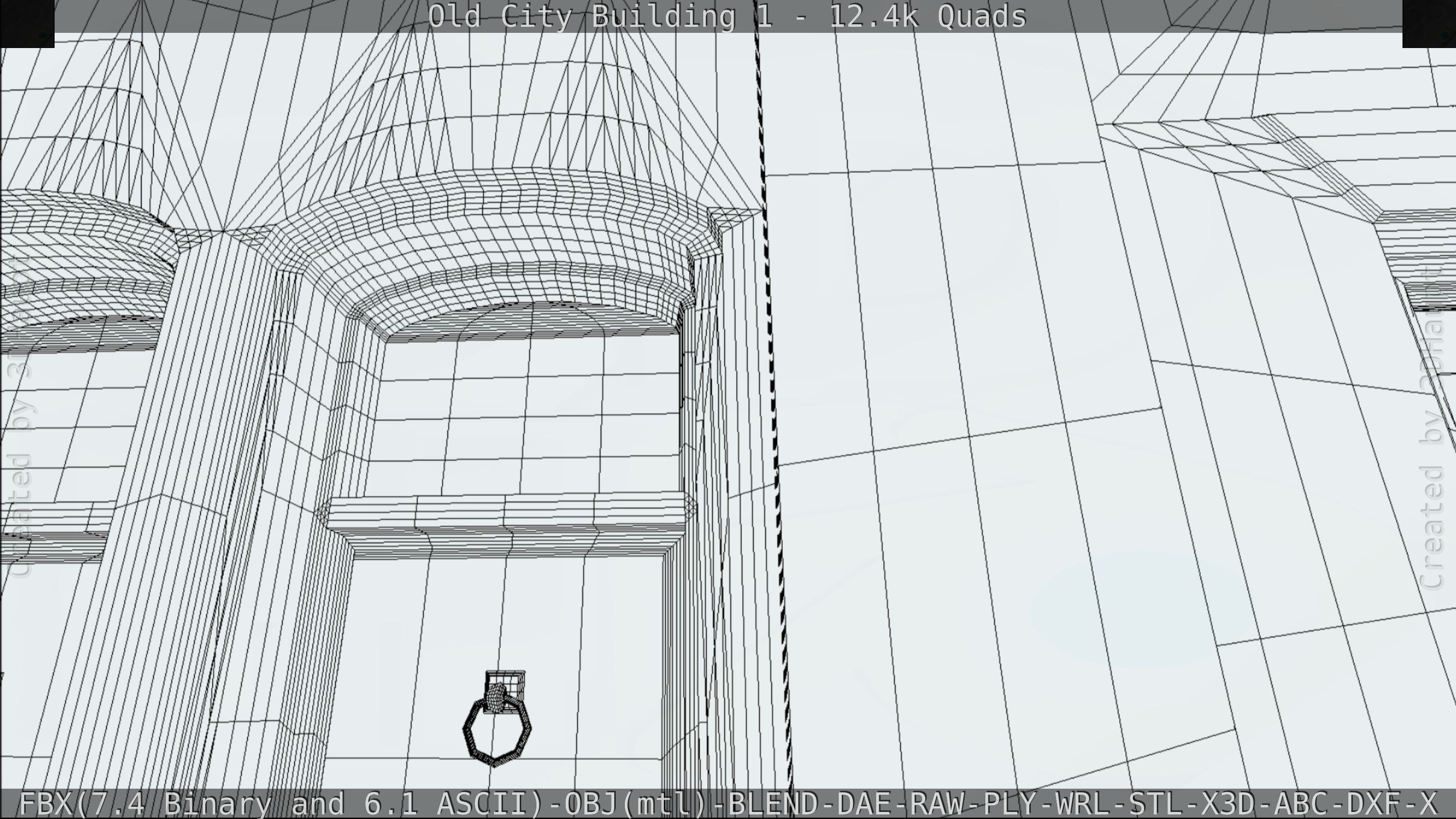 Old City Building 1 Low-poly 3D model_82