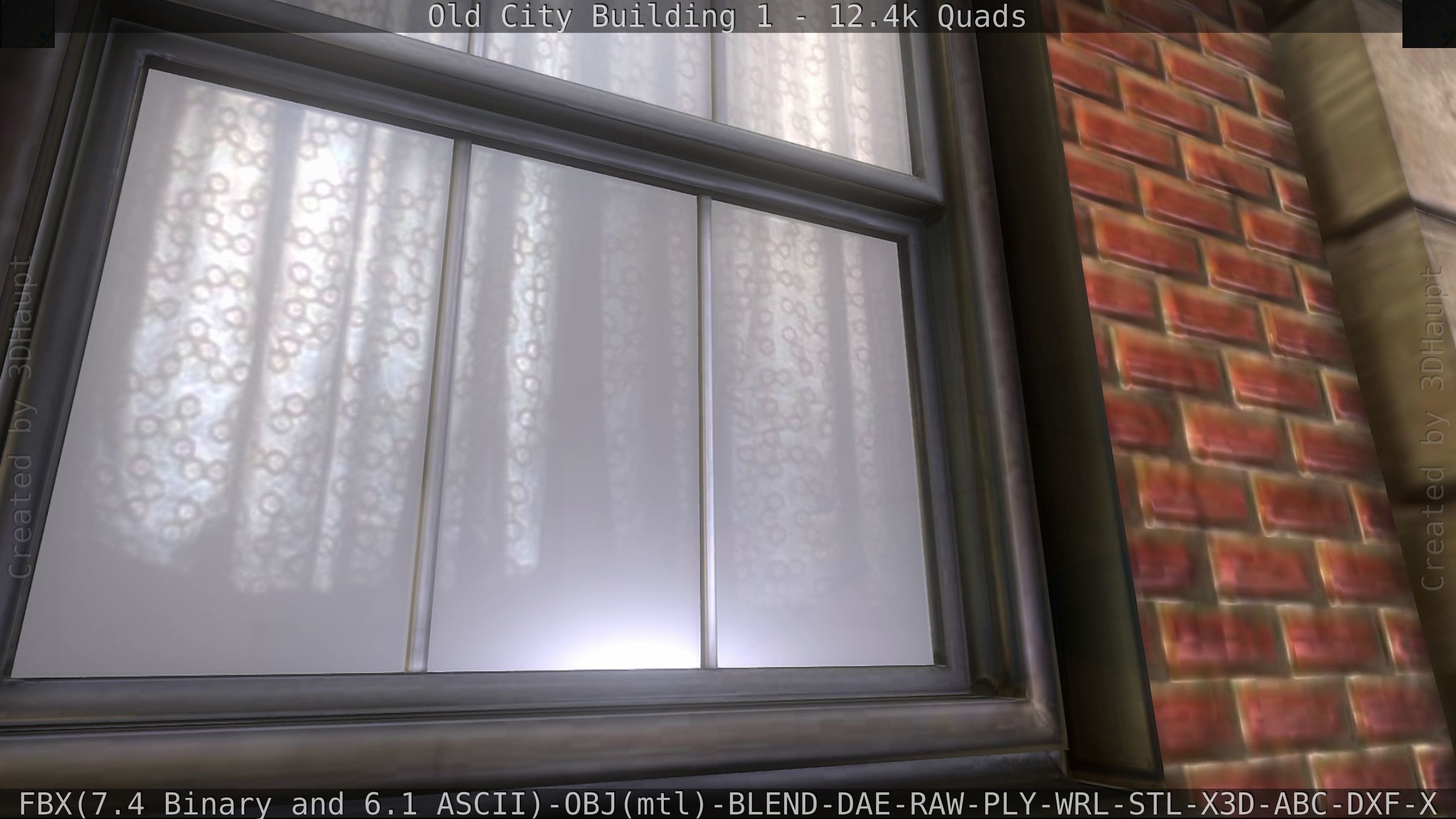 Old City Building 1 Low-poly 3D model_213