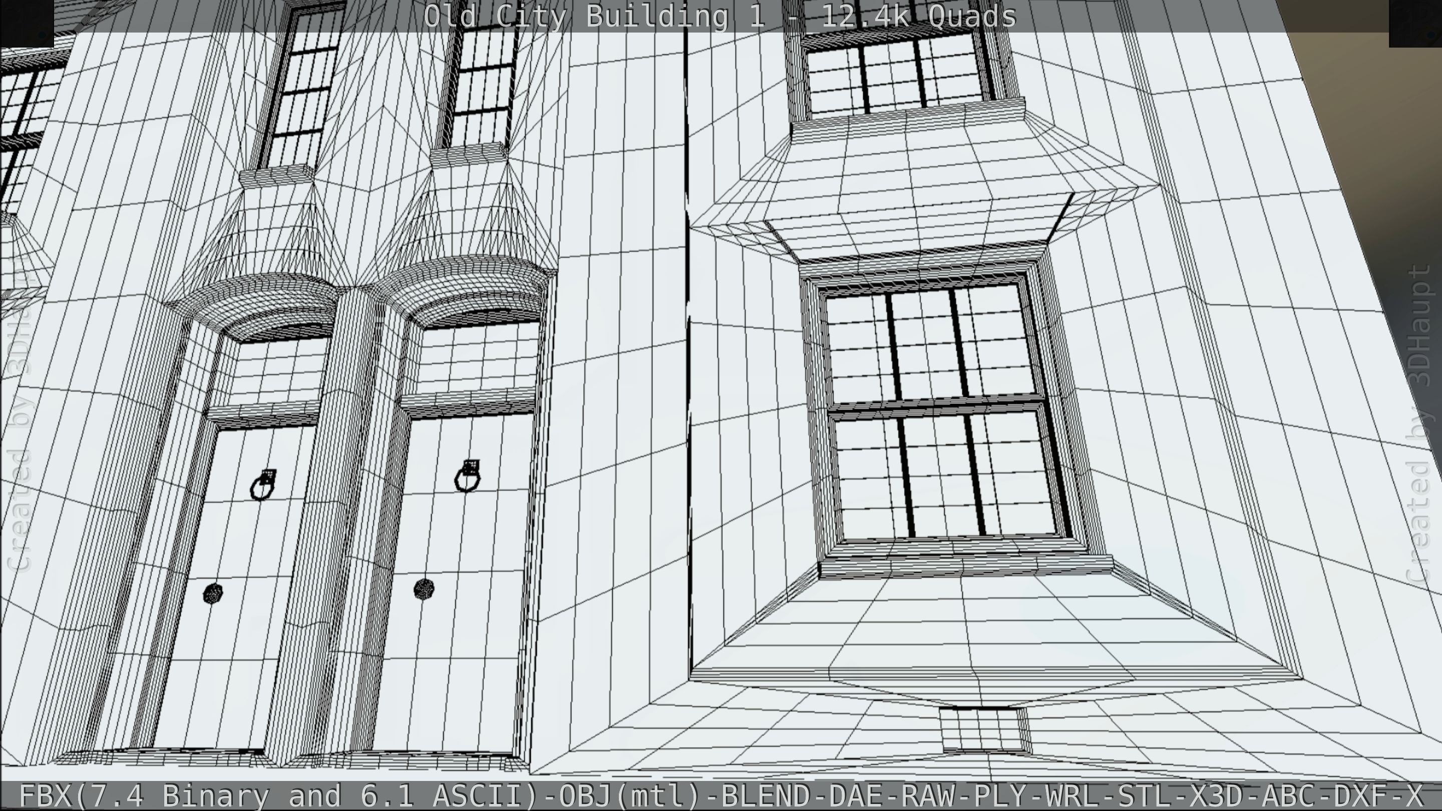 Old City Building 1 Low-poly 3D model_83