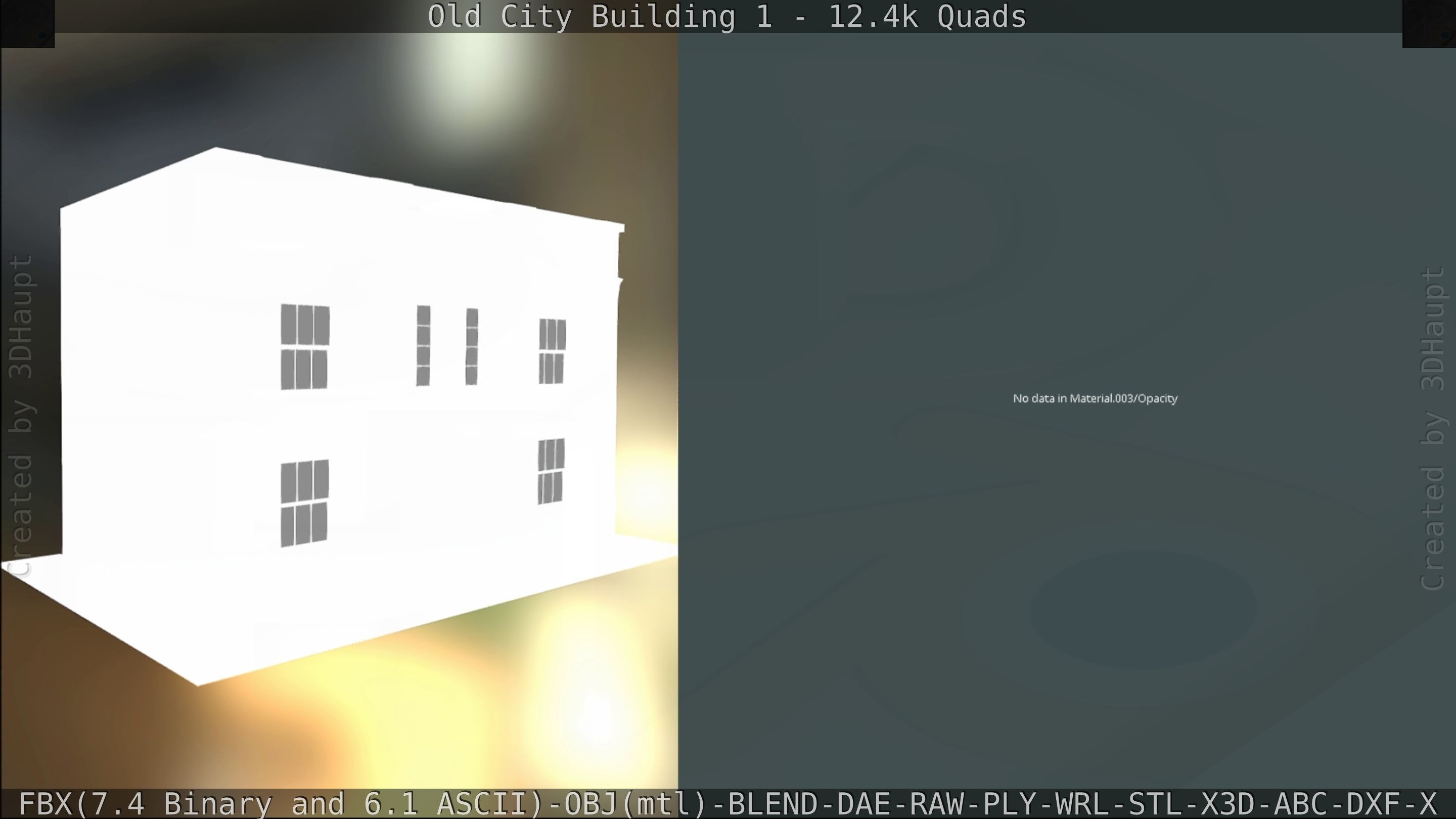 Old City Building 1 Low-poly 3D model_167