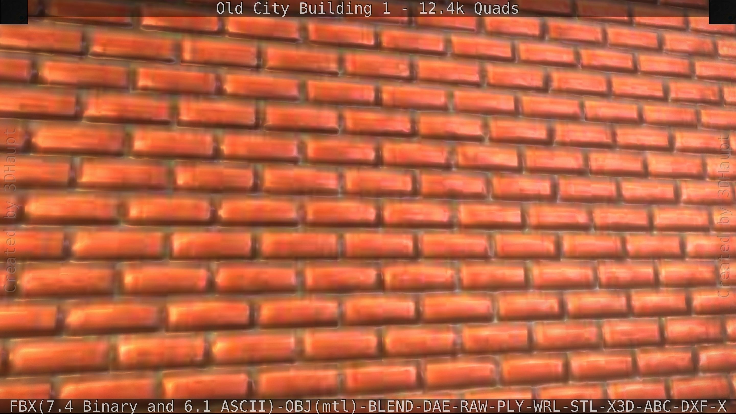 Old City Building 1 Low-poly 3D model_205