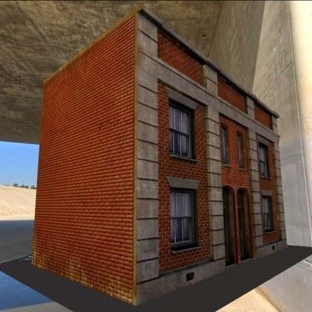 Old City Building 1 Low-poly 3D model_3