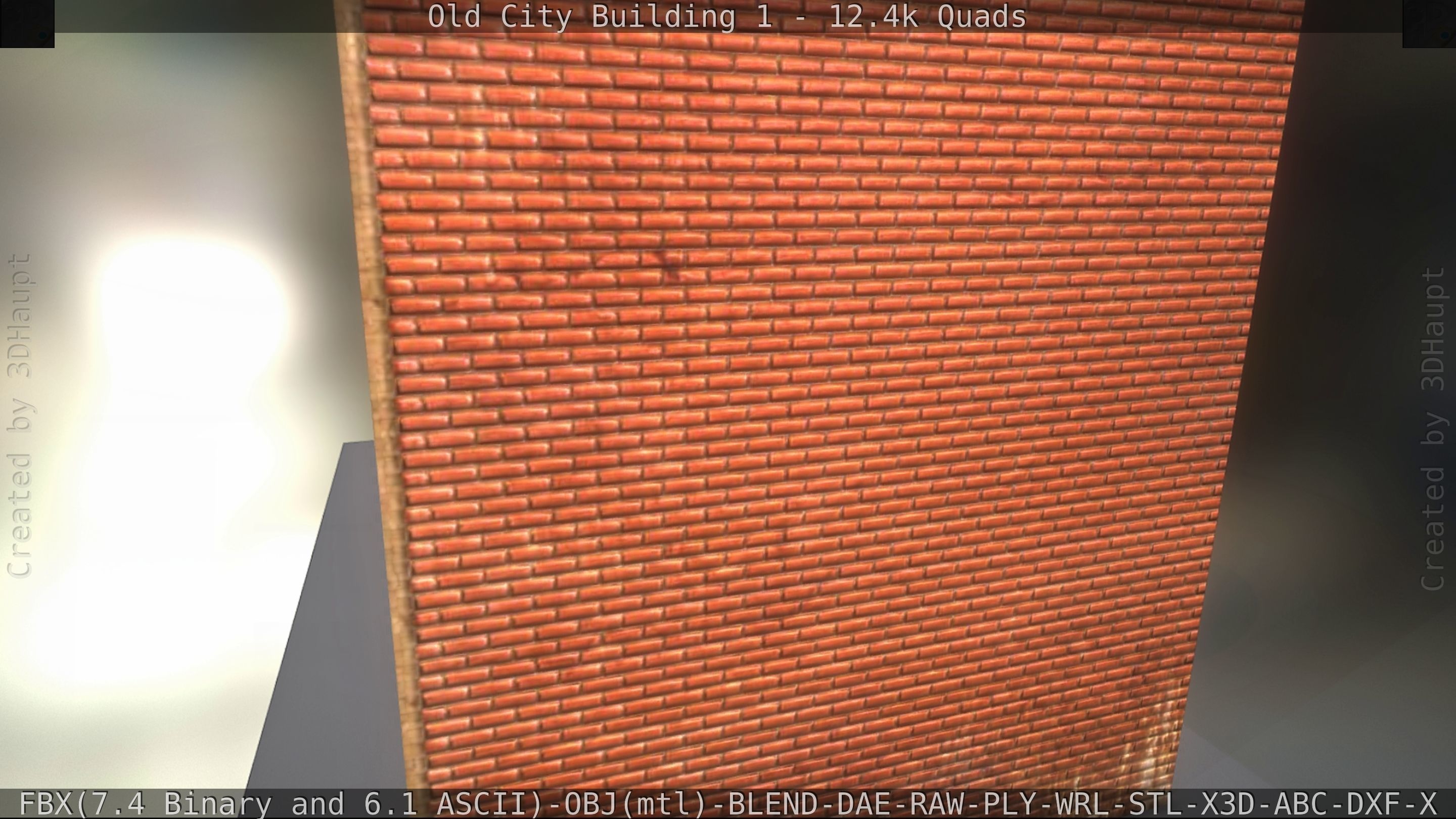 Old City Building 1 Low-poly 3D model_248