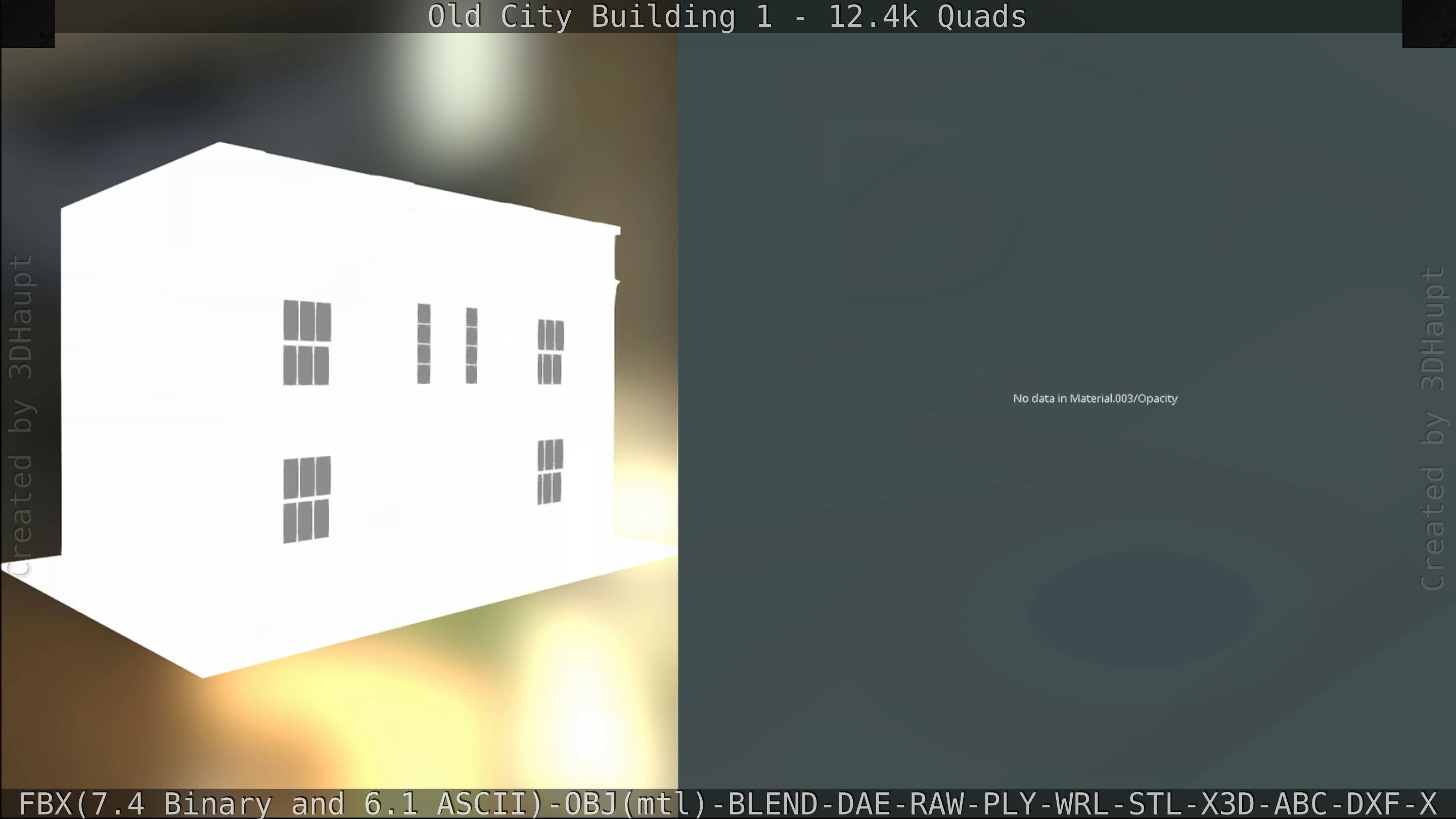 Old City Building 1 Low-poly 3D model_168