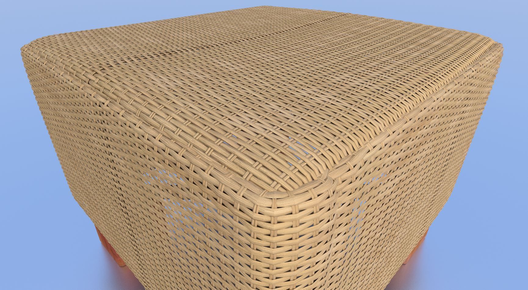 Basket Stool Free 3D model_19