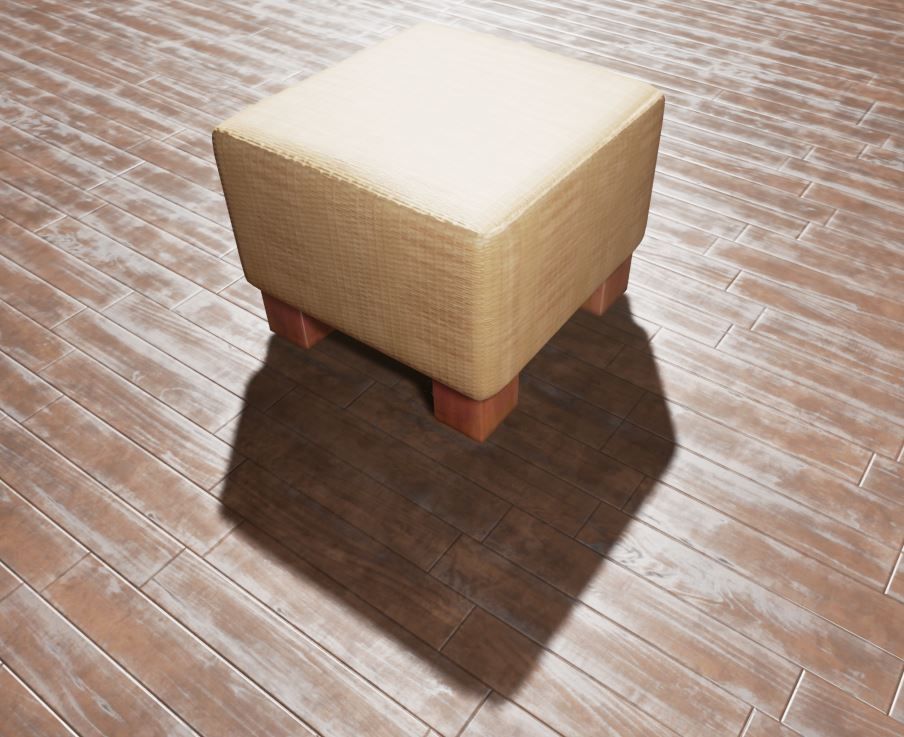 Basket Stool Free 3D model_27