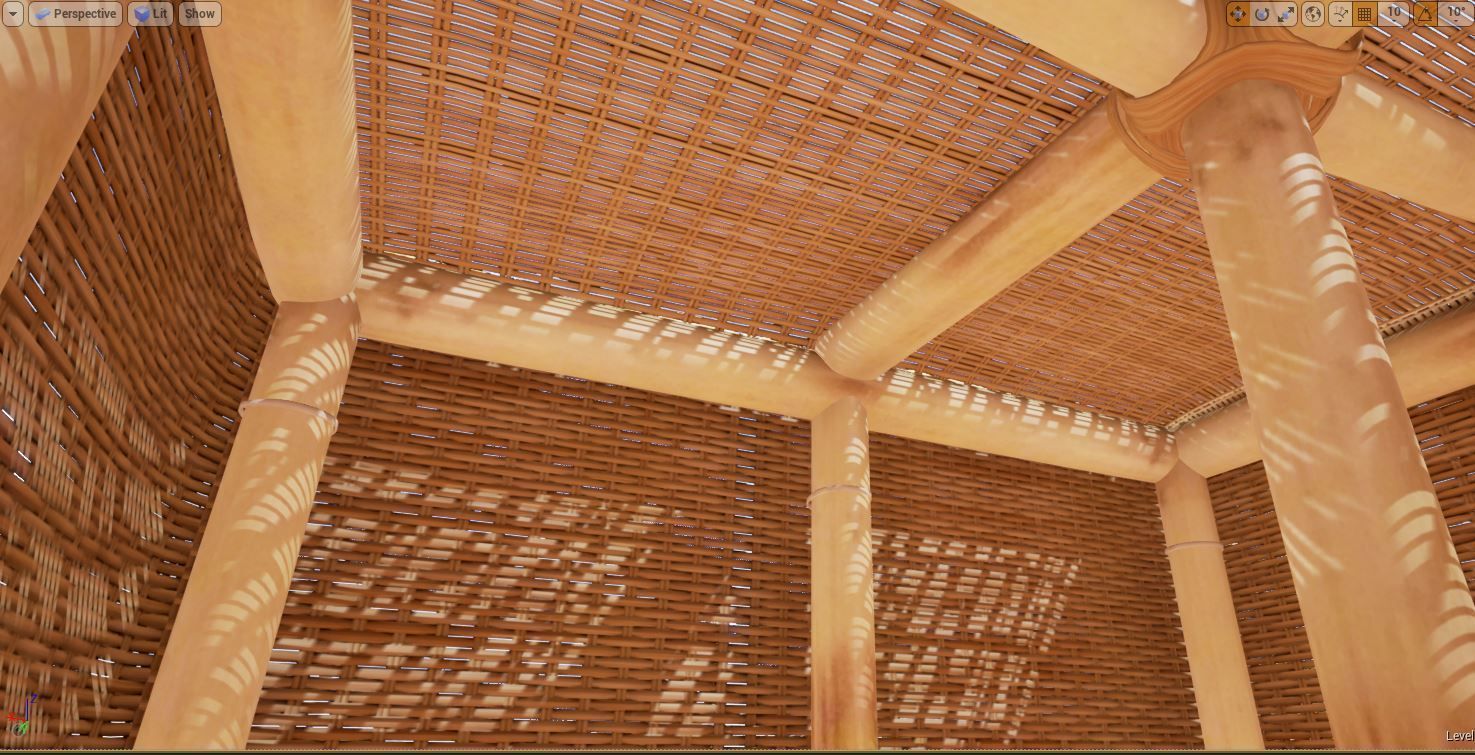 Basket Stool Free 3D model_14