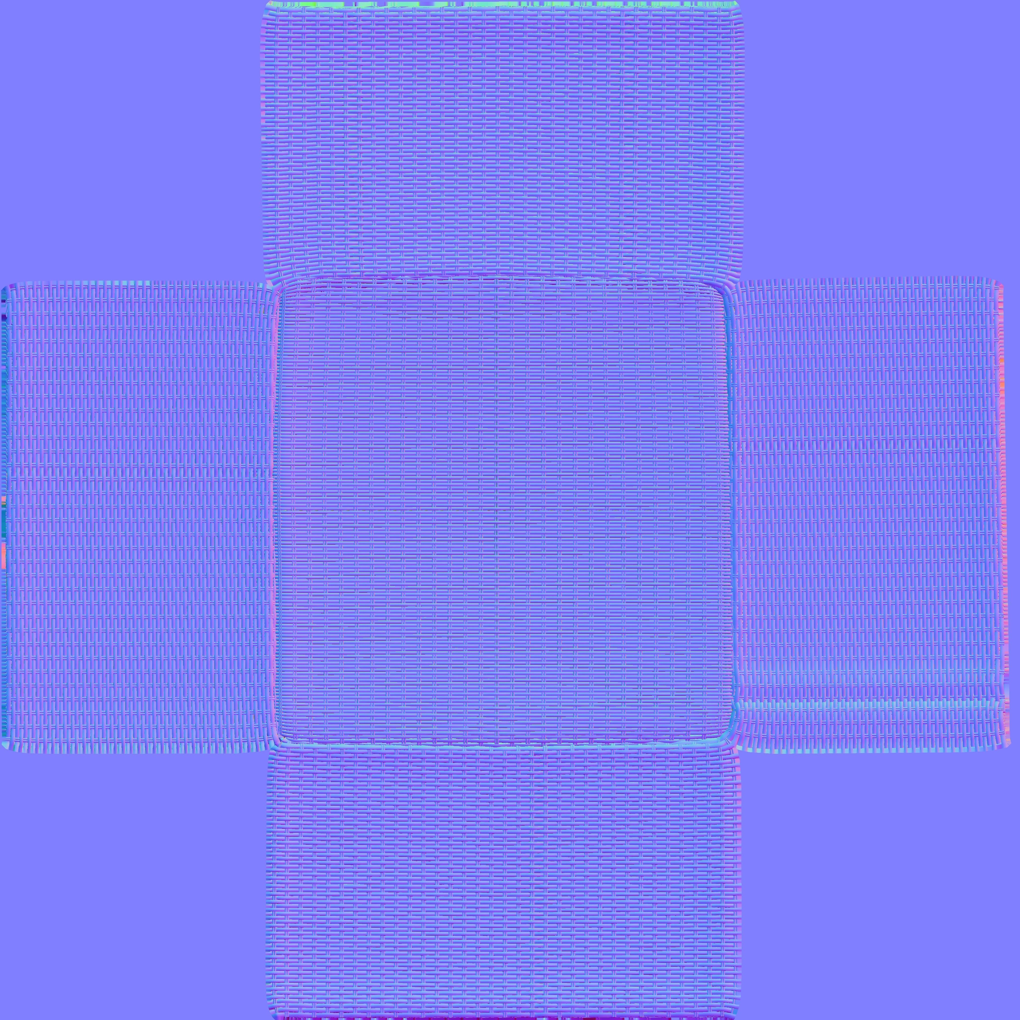 Basket Stool Free 3D model_36