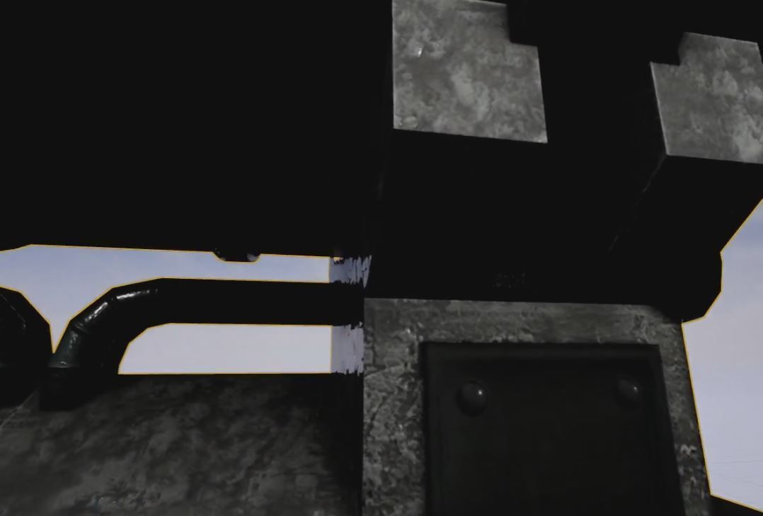 Metal Water Tank Low-poly 3D model_18