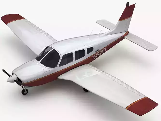 Piper PA-28 Cherokee Arrow 3D model
