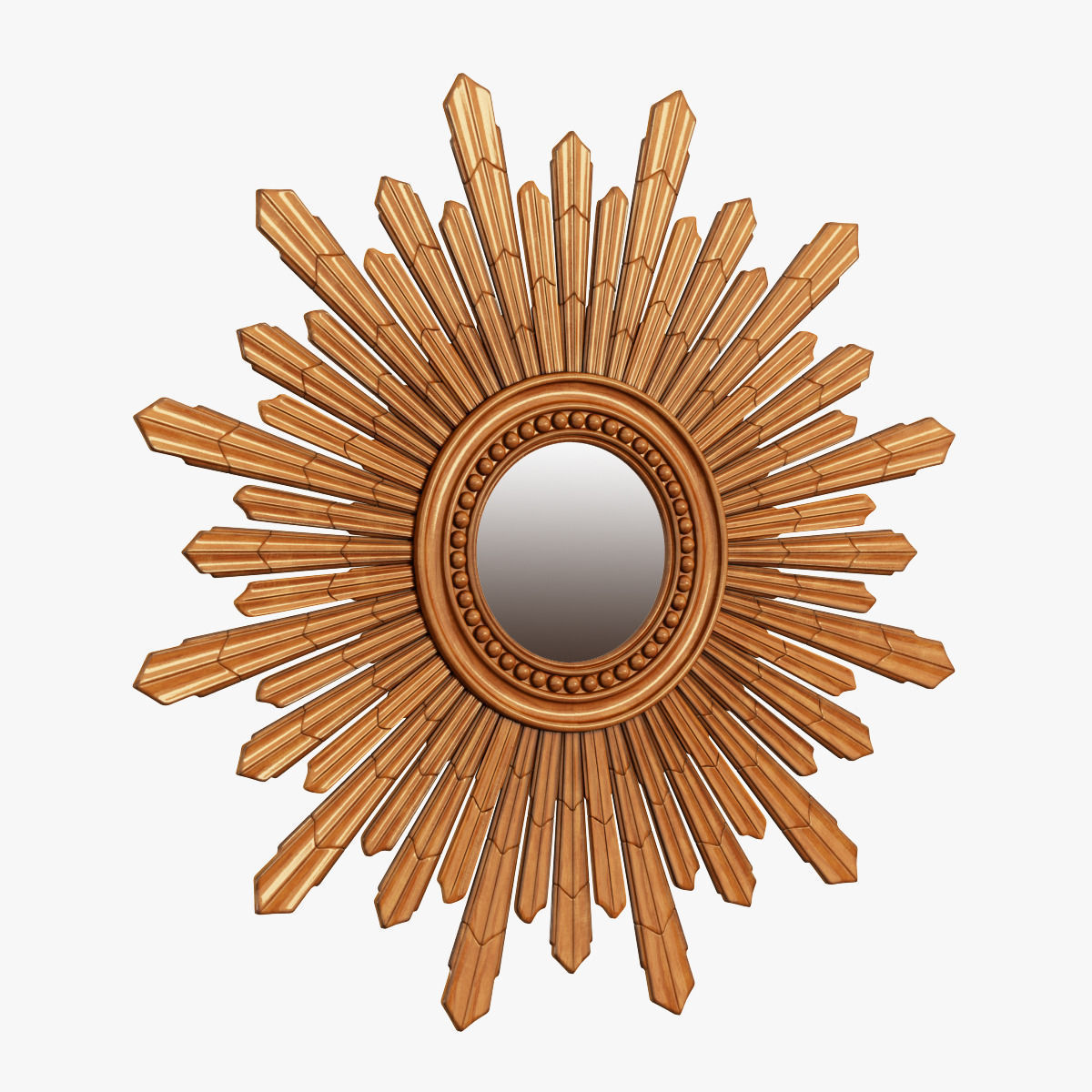 Mirror New Solar Gold 3D model_1