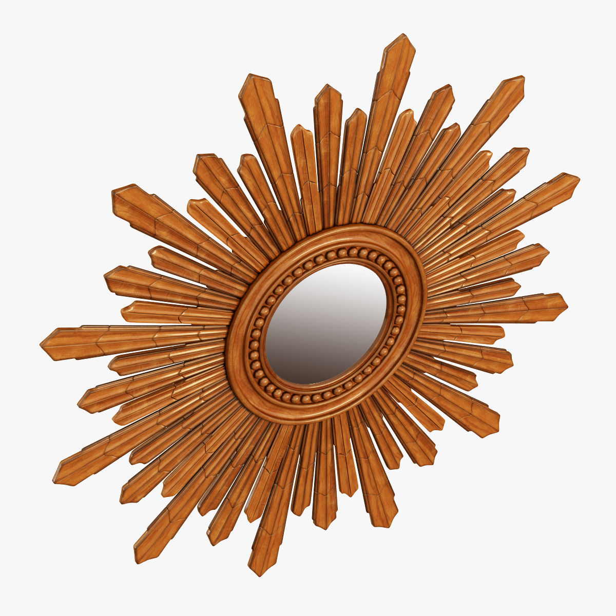 Mirror New Solar Gold 3D model_2