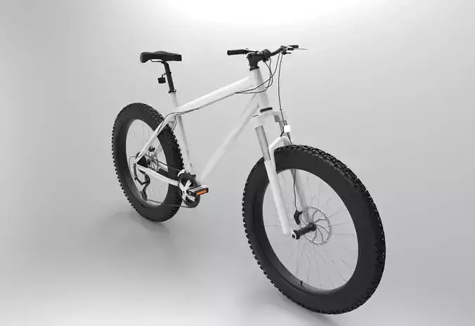 Mountain Bike Low-poly 3D model