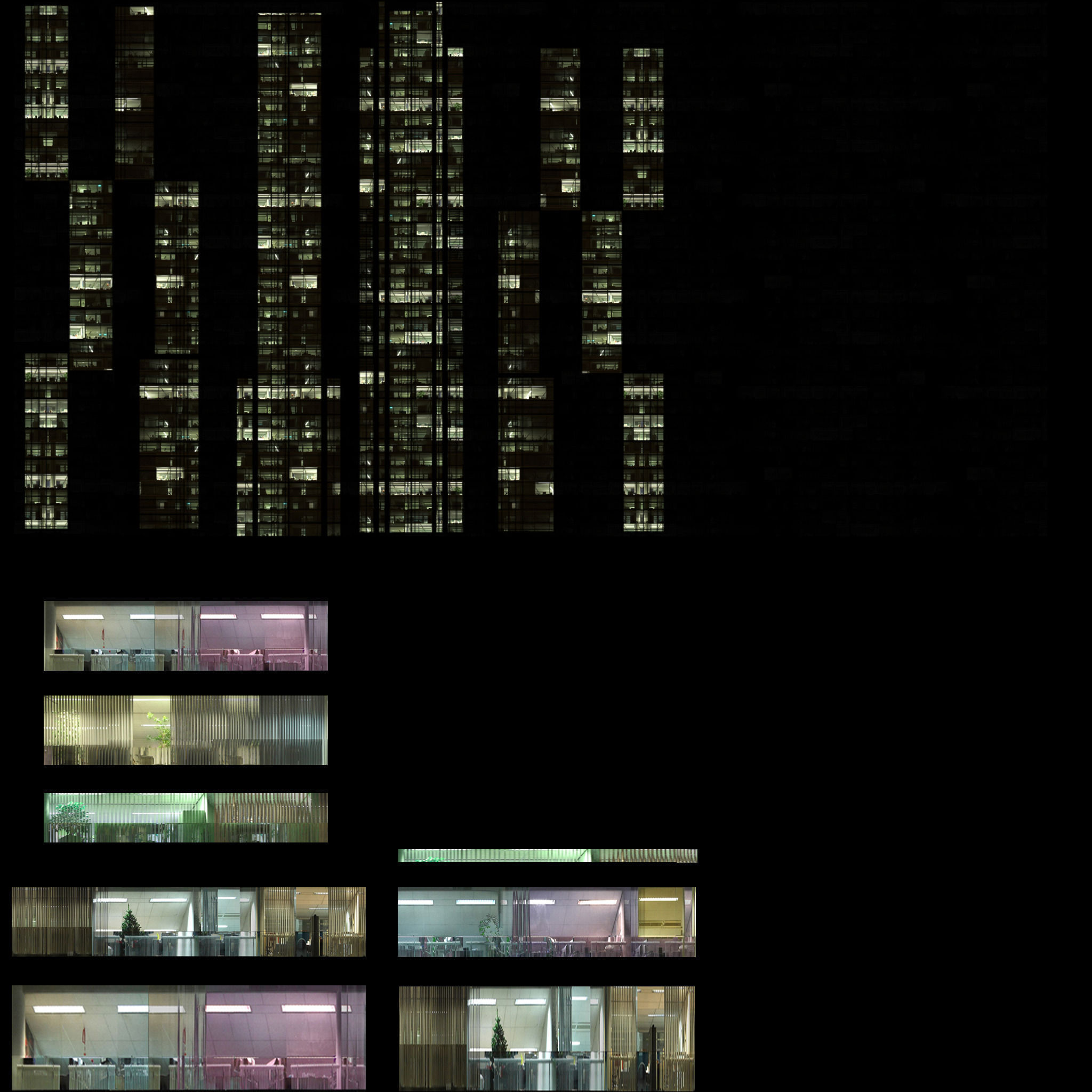 lowpoly buildings set1  Low-poly 3D model_40