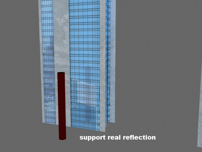 lowpoly buildings set1  Low-poly 3D model_43