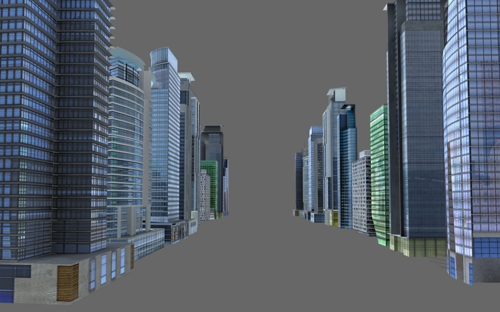 lowpoly buildings set1  Low-poly 3D model_10