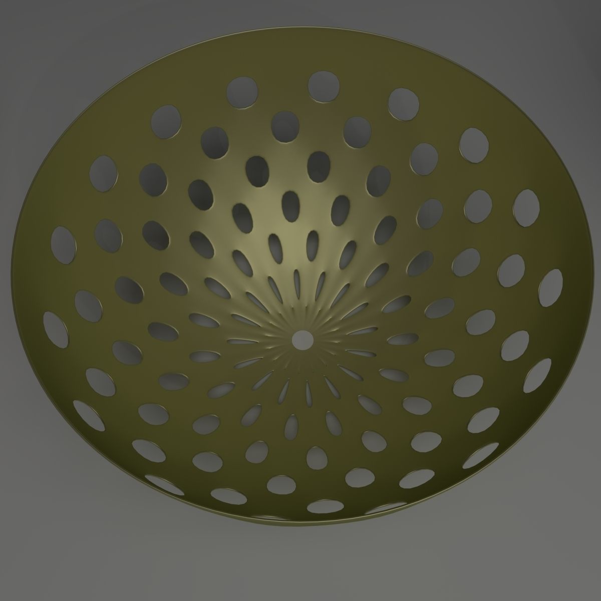 Basket Collection bowl with holes in it 3D model_23