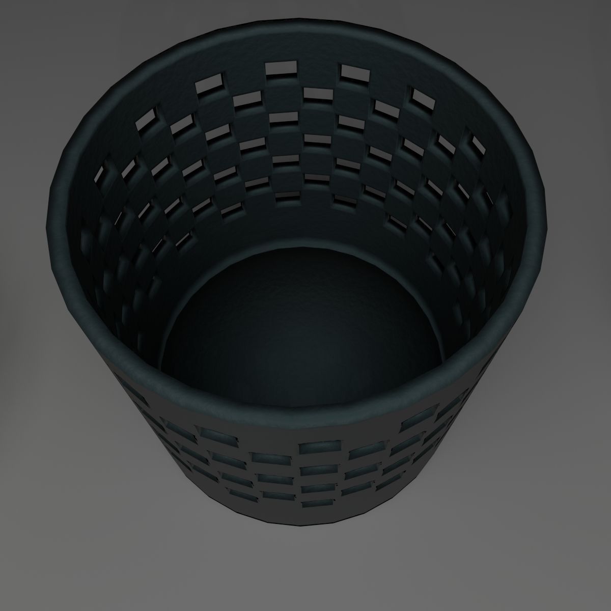 Basket Collection bowl with holes in it 3D model_24