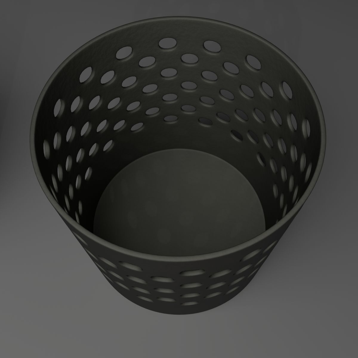 Basket Collection bowl with holes in it 3D model_25
