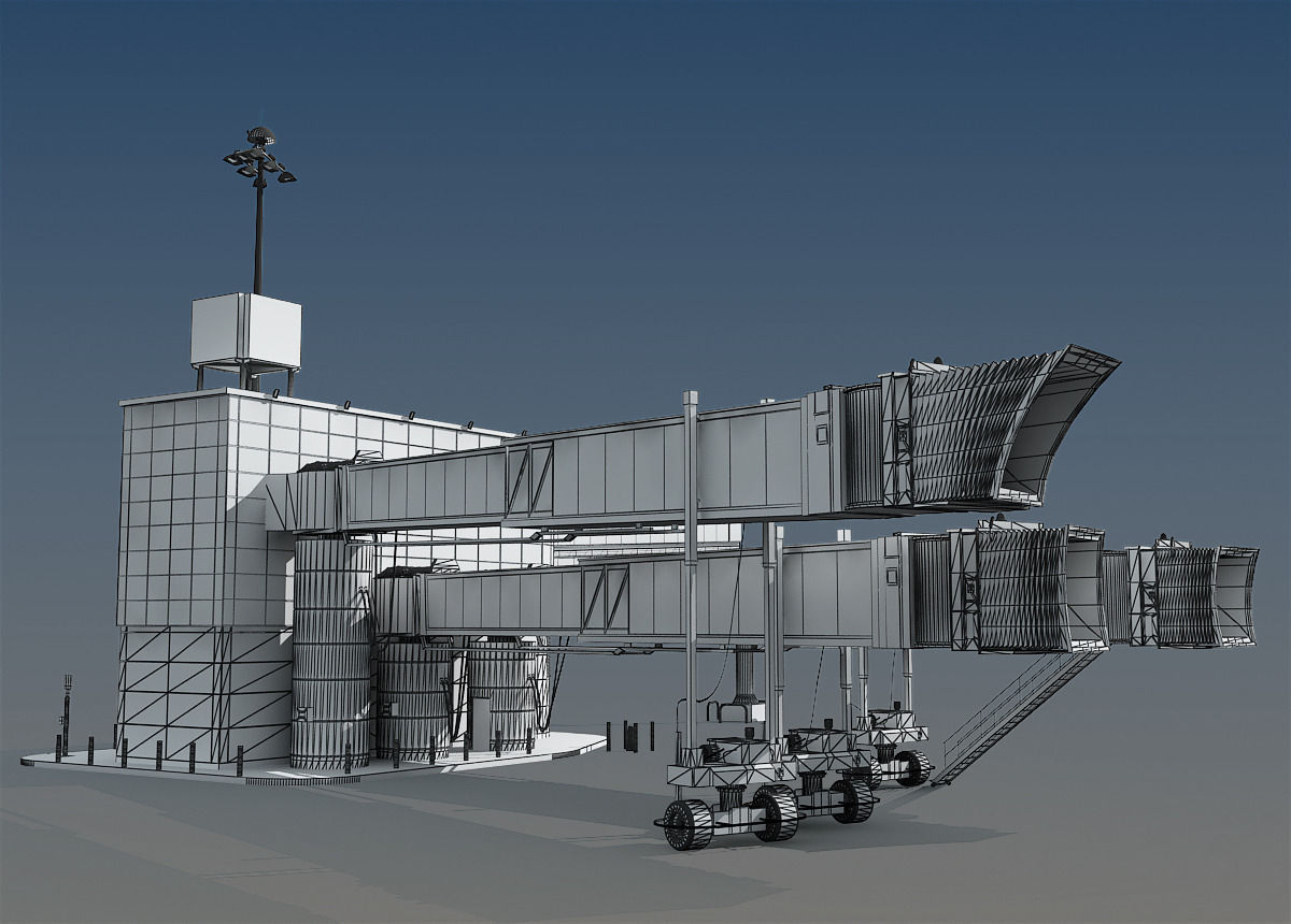 Gangplank and Skygate 3D model_9