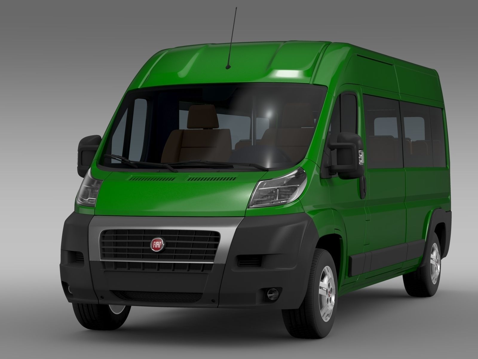 Fiat Ducato Maxi Bus L4H2 2006-2014 3D model_3