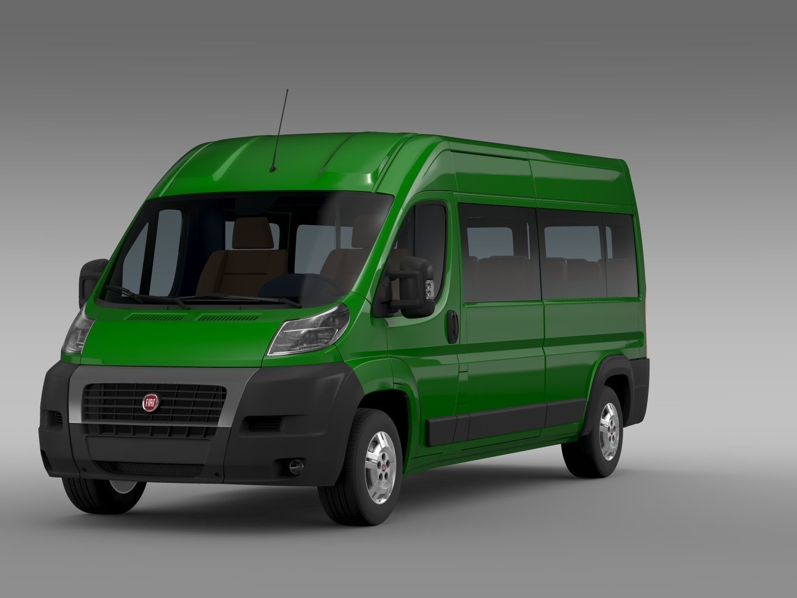 Fiat Ducato Maxi Bus L4H2 2006-2014 3D model_4