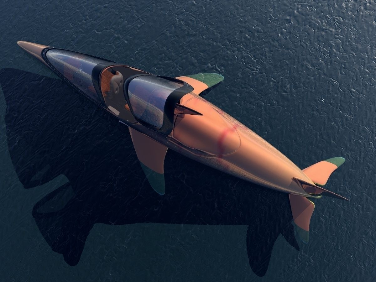 Dolphin Speed Boat 3D model_4