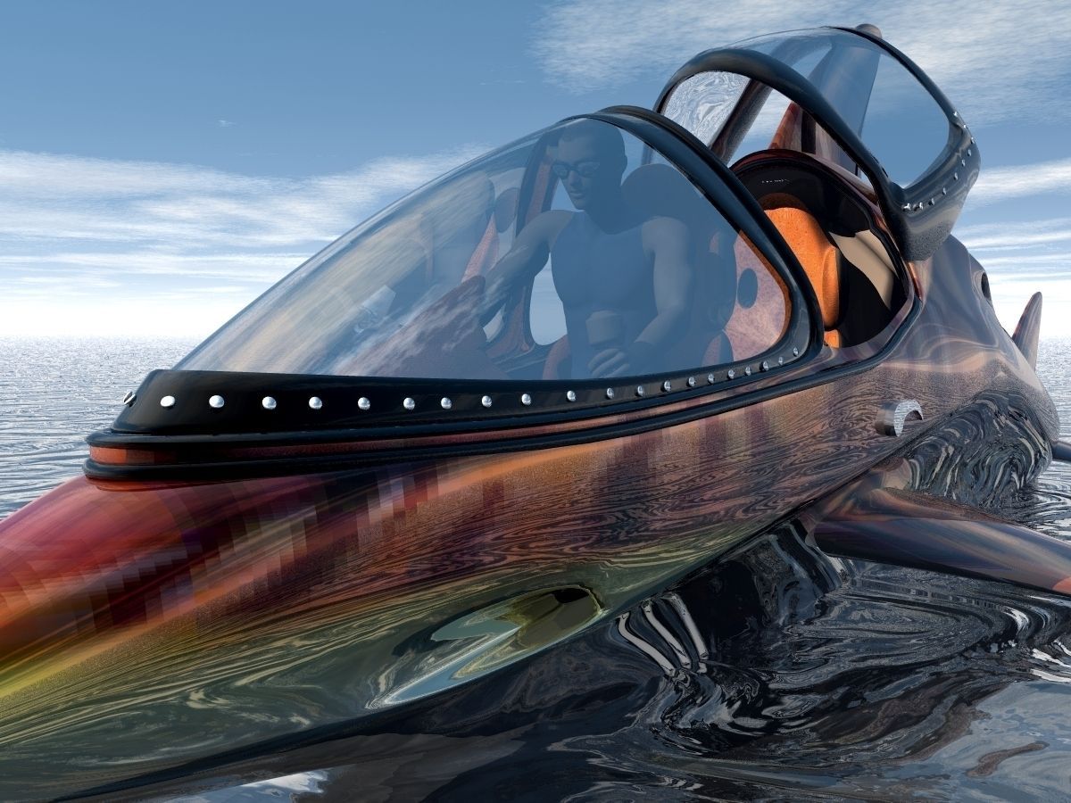 Dolphin Speed Boat 3D model_7