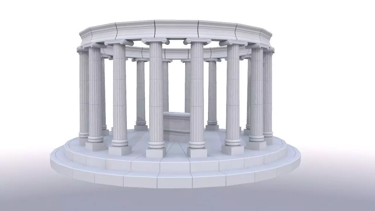 Ancient Temple 3D model