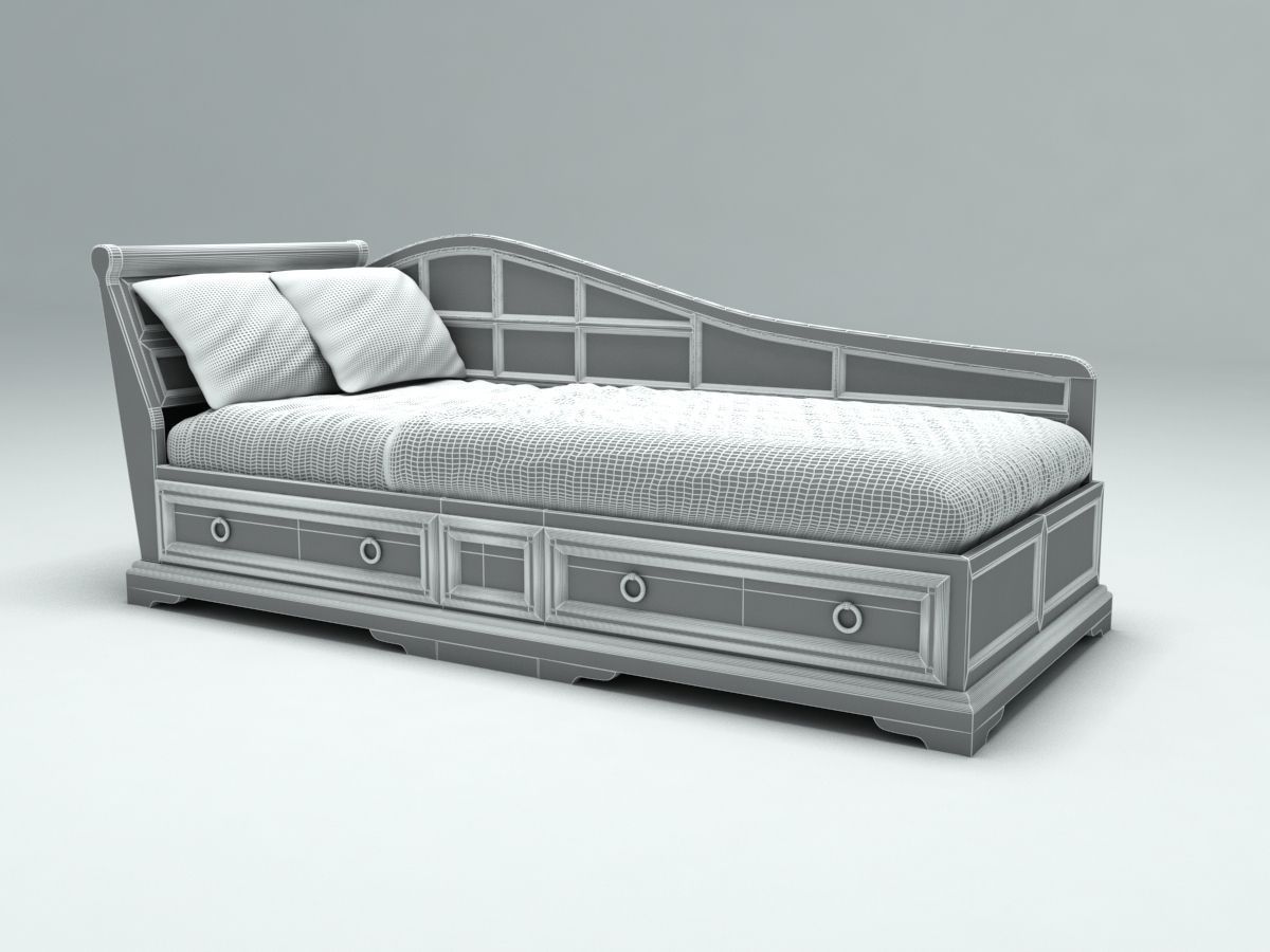 Bed Admiral 3D model_1