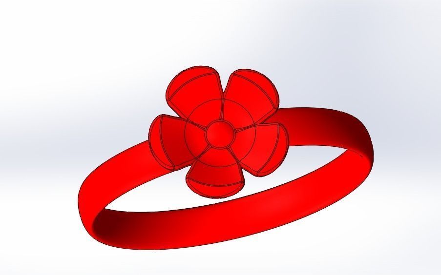 flower Bracelet 2 3D print model_0