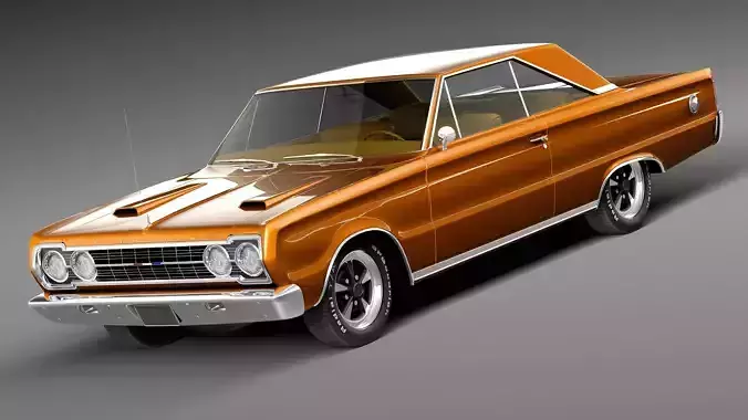 Plymouth GTX 1967 3D model
