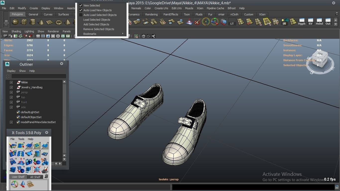 Nikkie cartoon Female Character 4 3D model_18